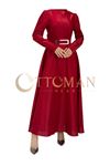 OTW9748 Abiye Elbise Kırmızı